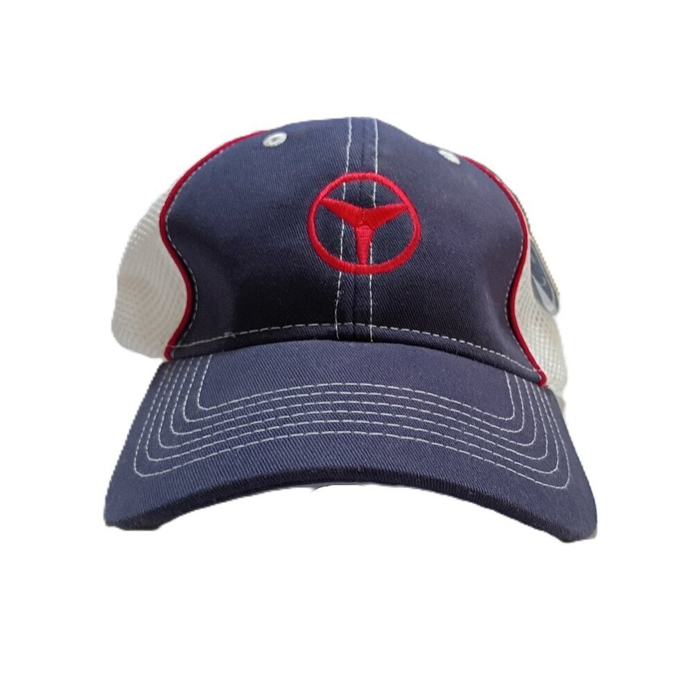 Cap America Golf Hat Cap Strap Back Red, White & Blue Embroidered Red logo